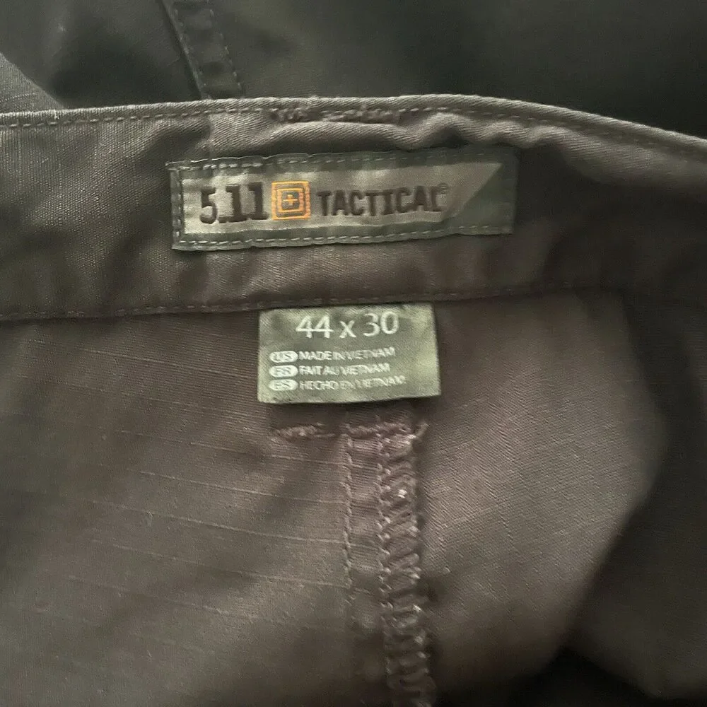 511 Tatical Pants‎ Cargo Pockets Elastic Waist Police EMS Mens 44x30